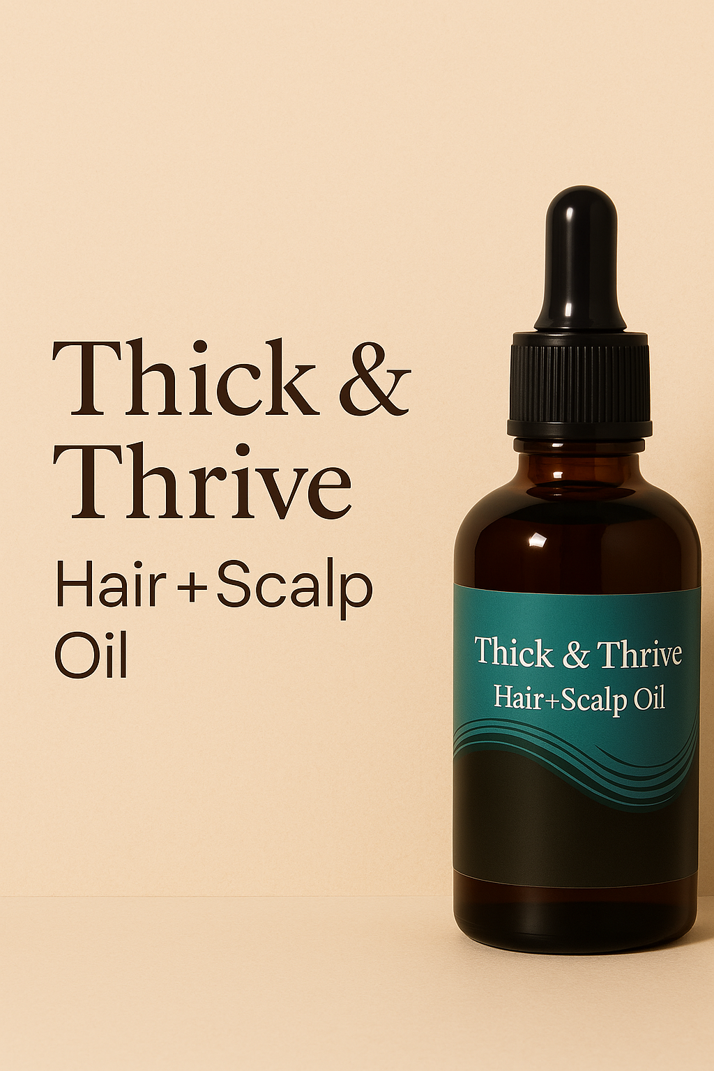 Thick & Thrive Hair + Scalp Oil Banner